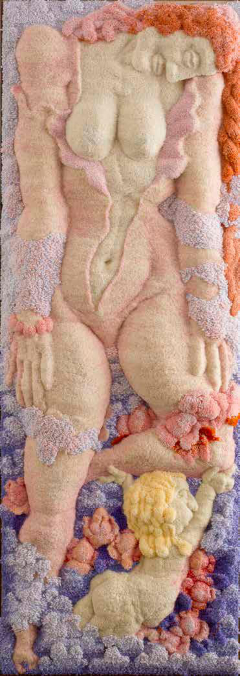 Макс ХААЗЕ - Анадиомена. 1980-е, шерсть, акрил, ручное ткачество, 200х70. Коллекция ММСИ