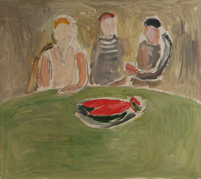 Юрий ЛАРИН - Едоки арбуза. 2005, х.,м., 80х90