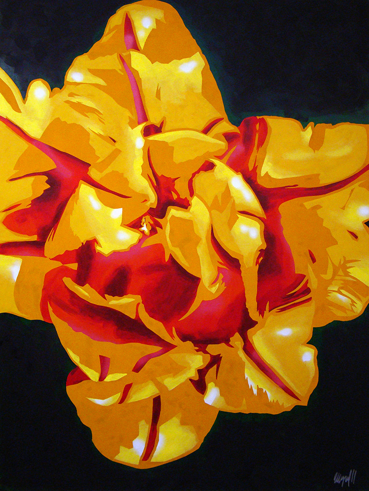 Сергей ШУТОВ - Flower1. х.,м., 200х150, 2014