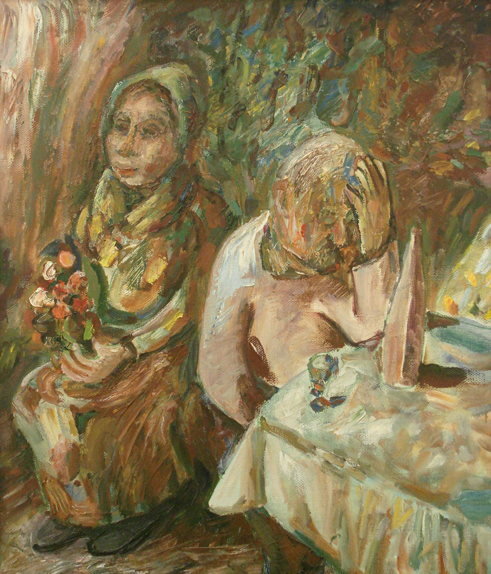 Юрий ПЕТКЕВИЧ - В праздник. 2002, х., м., 70х60